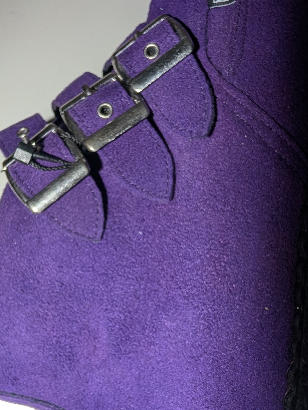 T.U.K TUK Vegan Suede Creeper Boots - Picture 5 of 10